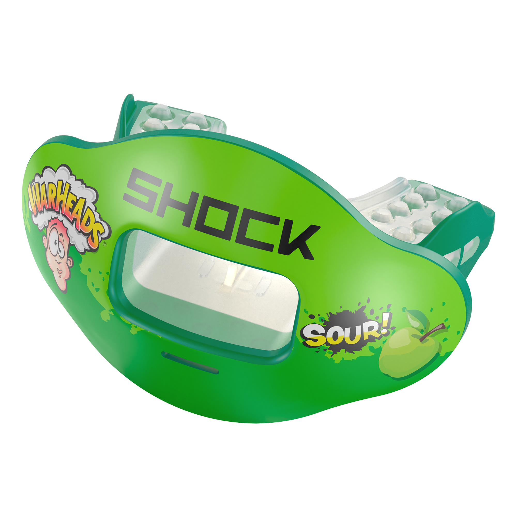 Shock Doctor Max Airflow Green Apple Warheads Mouthguard
